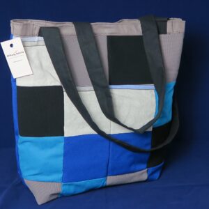 Tasche Blau/Schwarz