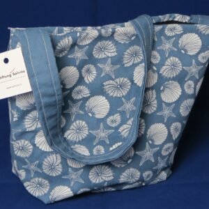 Tasche Muschel Blau