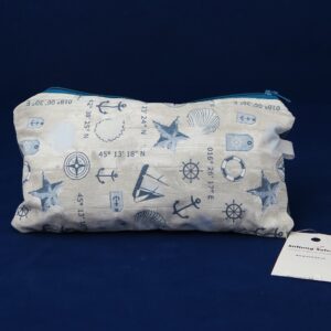 Etui Matrose Stoff Weiss