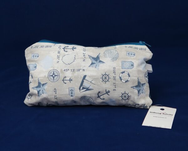 Etui Matrose Stoff Weiss