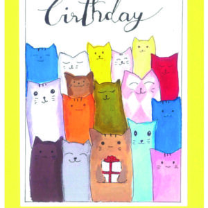 Karte Katzenparty A5