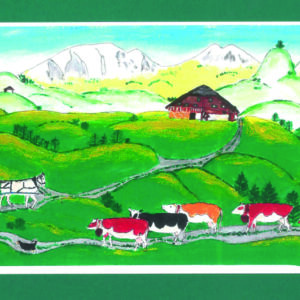 Karte Alpaufzug A5